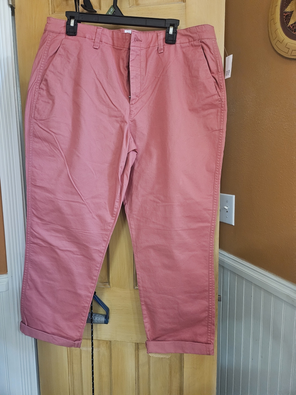 GAP Women's Rose Pink Cotton Chinos